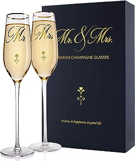 Best champagne glass for bride and groom