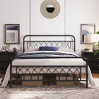 Best wrought iron bed frame queen