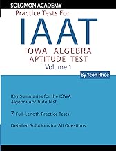 Best iaat algebra test practice book