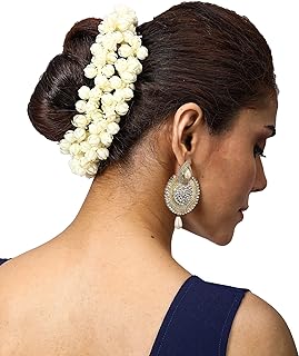 Best artificial flower for hair bun