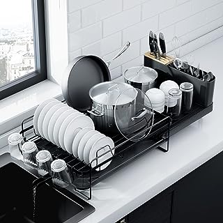 Best dish rack for counter with drainage